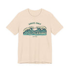 WAVES ONLY - STAY FREE - Vintage Graphic Tee beach graphic tee Marequi Club