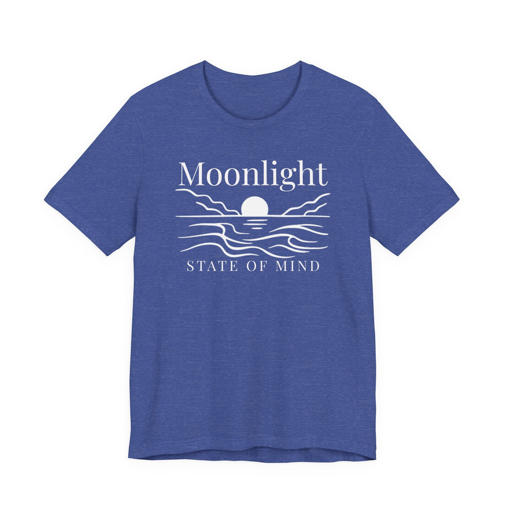 Moonlight State of Mind T-Shirt - Moon & Waves beach graphic tee Marequi Club