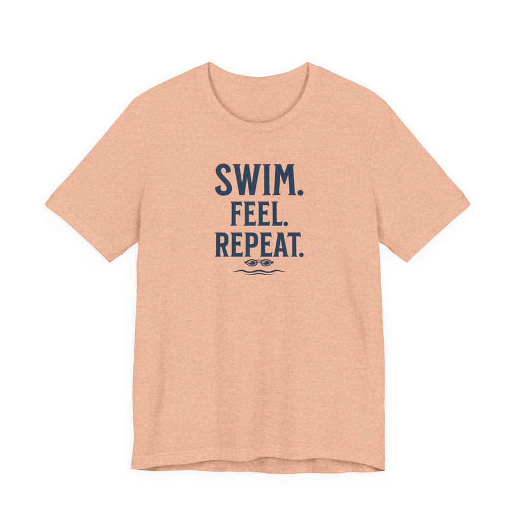 SWIM. FEEL. REPEAT. T-Shirt beach graphic tee Marequi Club
