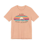 NO RUSH JUST SUNSET T - SHIRT - VINTAGE BEACH GRAPHIC - Mare Qui Club