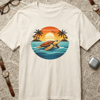 Ocean Peace Turtle Tee - Tropical Beach Graphic Tee beach graphic tee Marequi Club