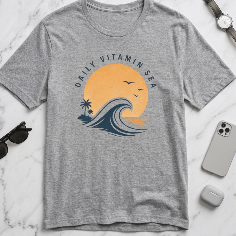 Daily Vitamin Sea Sunset Tee - Mare Qui Club