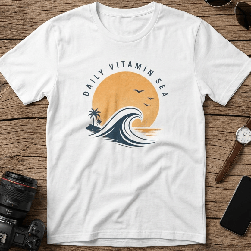 Daily Vitamin Sea Sunset Tee - Mare Qui Club