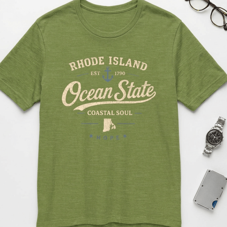 Rhode Island Heritage - Ocean State T-Shirt - Mare Qui Club