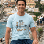 Life Tastes Better in Positano T-Shirt beach graphic tee Marequi Club