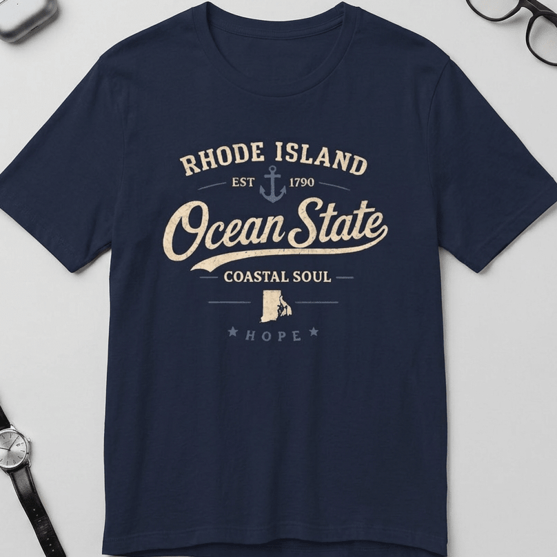 Rhode Island Heritage - Ocean State T-Shirt - Mare Qui Club