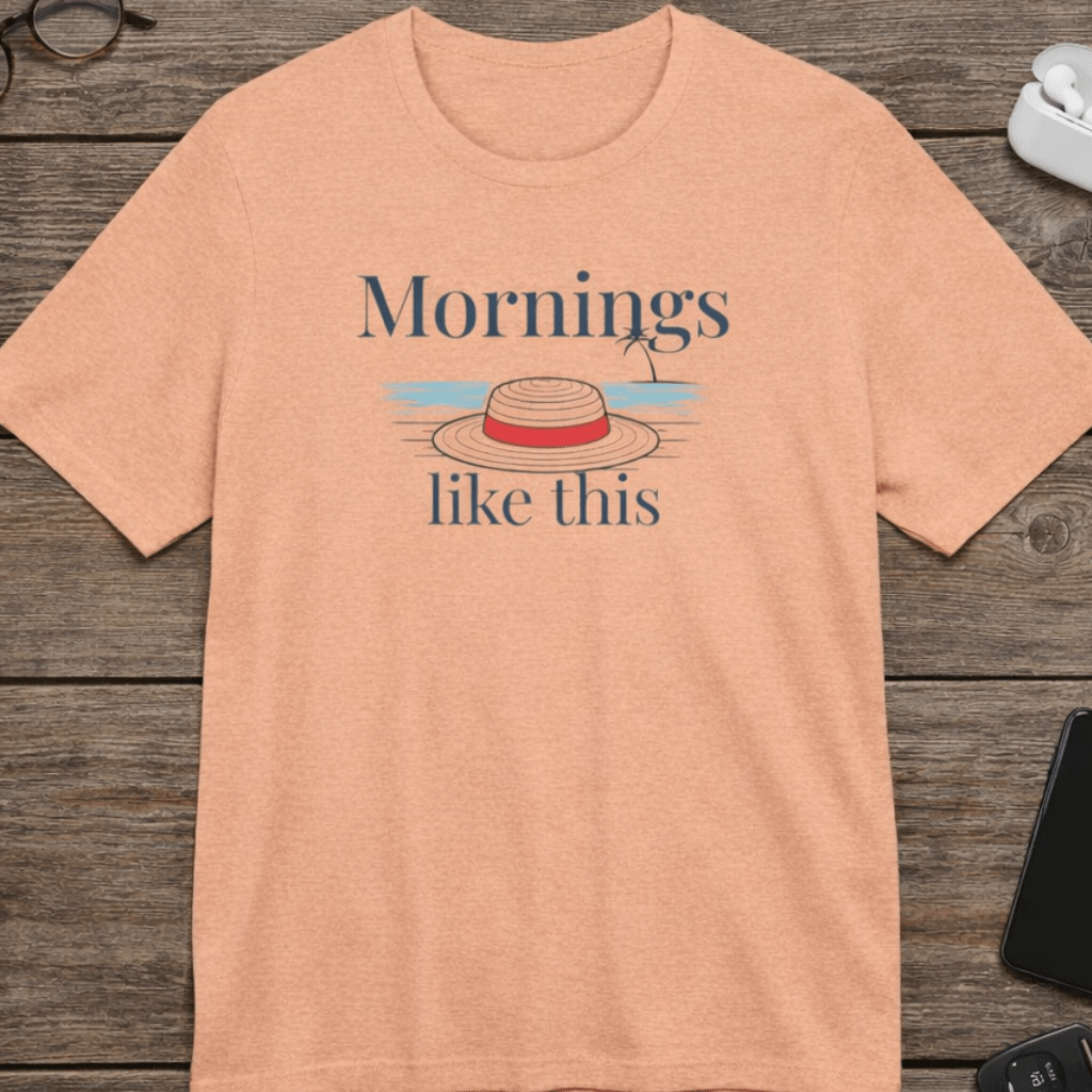 Mornings like this Graphic T-Shirt beach graphic tee Marequi Club
