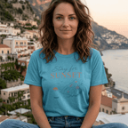 Stay for Sunset Vintage Amalfi Coast T-Shirt Amalfi Coast Italy graphic tee Marequi Club
