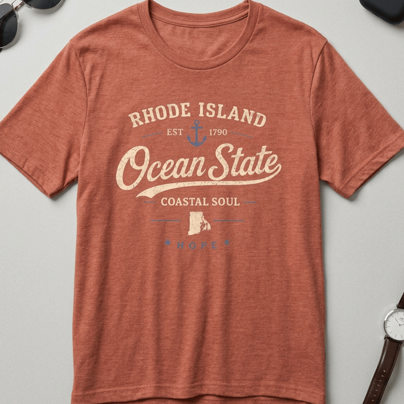Rhode Island Heritage - Ocean State T-Shirt - Mare Qui Club