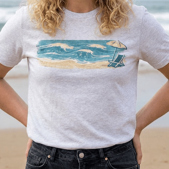 Sit. Watch. Swim. Repeat. - Coastal Relax T-Shirt beach graphic tee Marequi Club