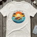 OCEAN PEACE TURTLE TEE IN NO RUSH beach graphic tee Marequi Club