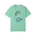 Live it while its here t-shirt island reef Mare Qui Club