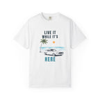 Live it while its here t-shirt ivory Mare Qui Club