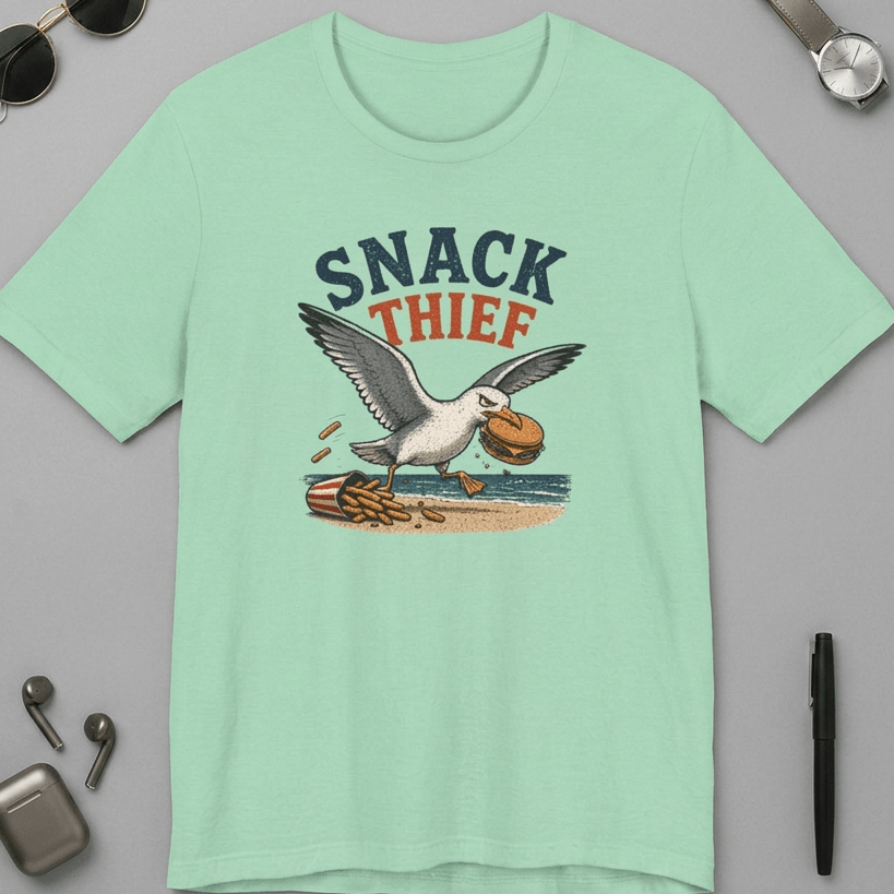 Snack Thief T-Shirt - Ocean Beach - Mare Qui Club