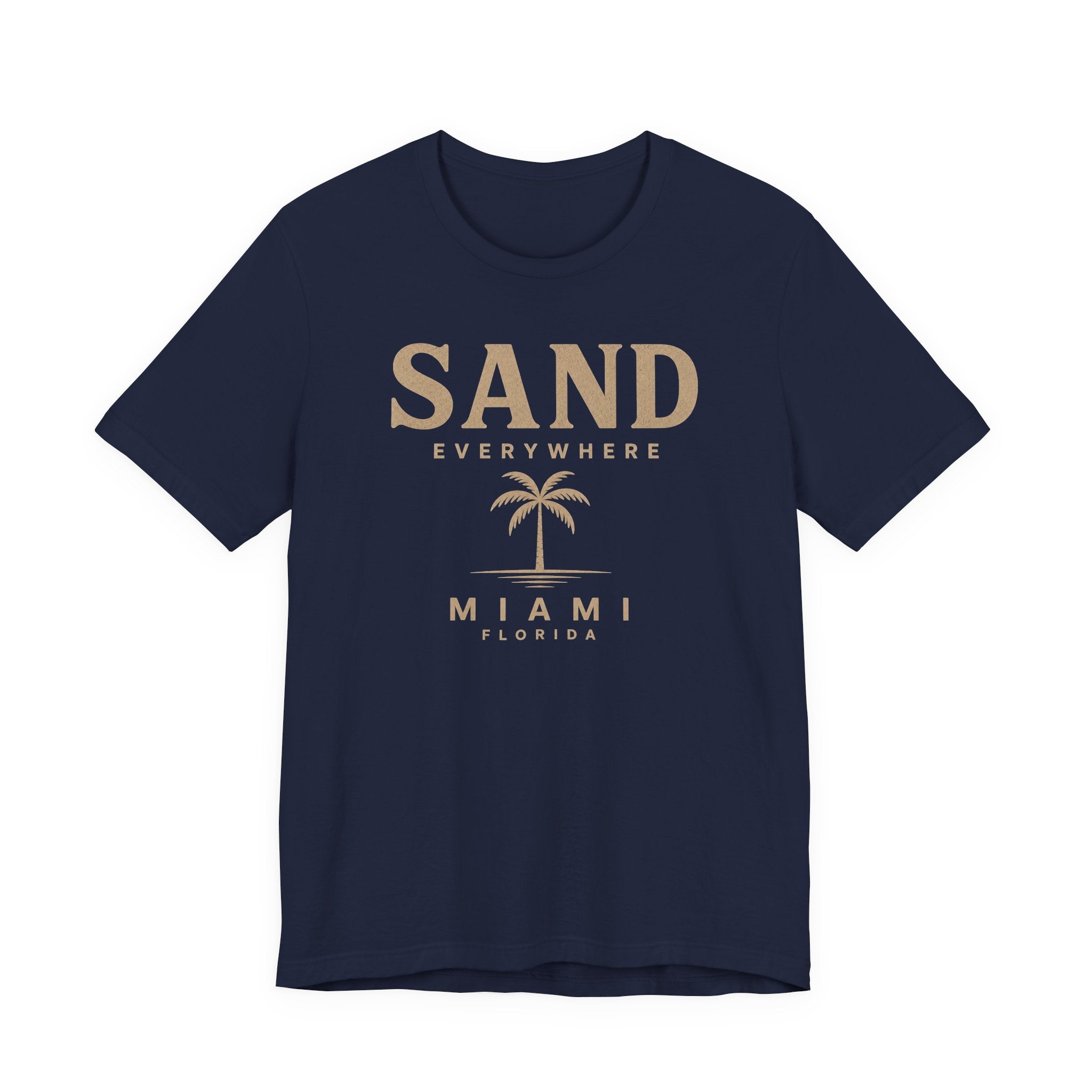 Miami 'Sand Everywhere' Palm T-Shirt - Mare Qui Club