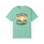 Ocean sunset t-shirt green Mare Qui Club