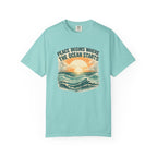 Ocean sunset t-shirt mint Mare Qui Club
