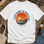 LAST FERRY TO POSITANO TEE - VINTAGE EURO SUMMER GRAPHIC T - SHIRT beach graphic tee Marequi Club